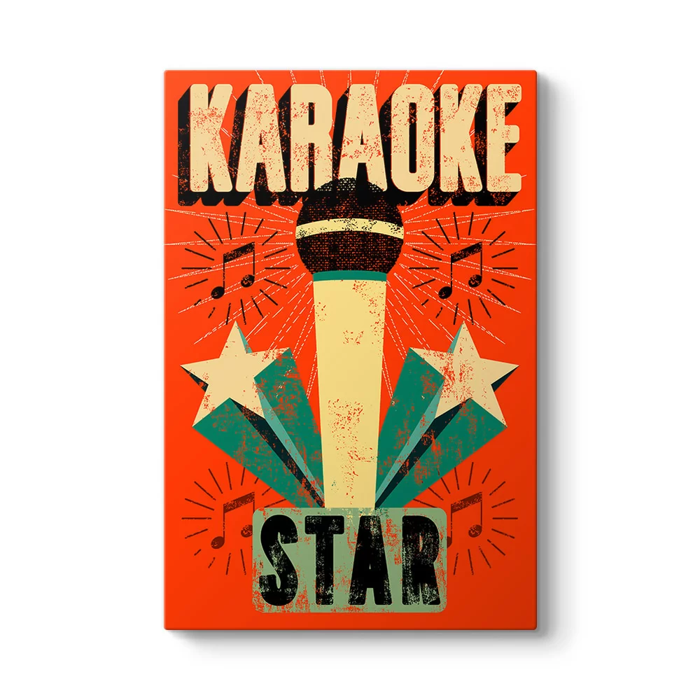Karaoke Yıldızı Tablo - Model 2